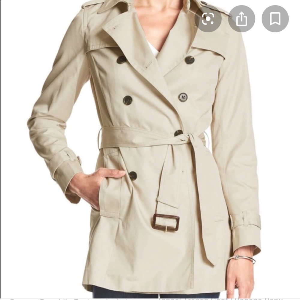 Banana Republic Factory Khaki Trench Coat